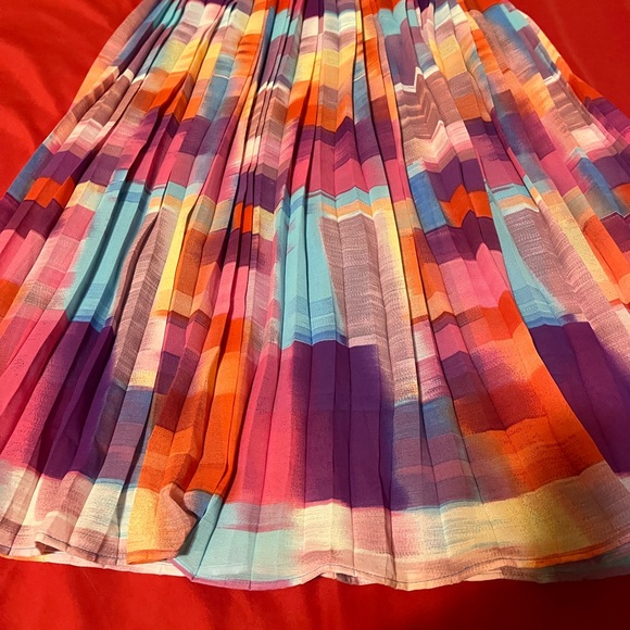 Multicolor A-Line Women's Skirt - Picture 3 of 6